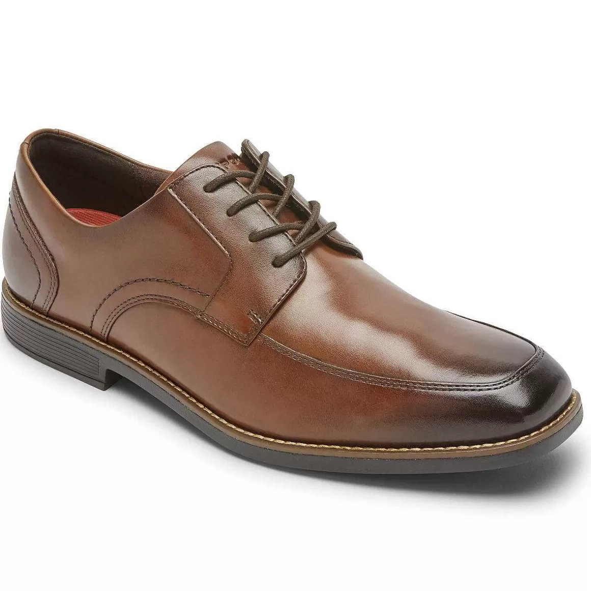 Clearance Rockport Avental masculino Slayter com bico Oxford Novo vidro marrom