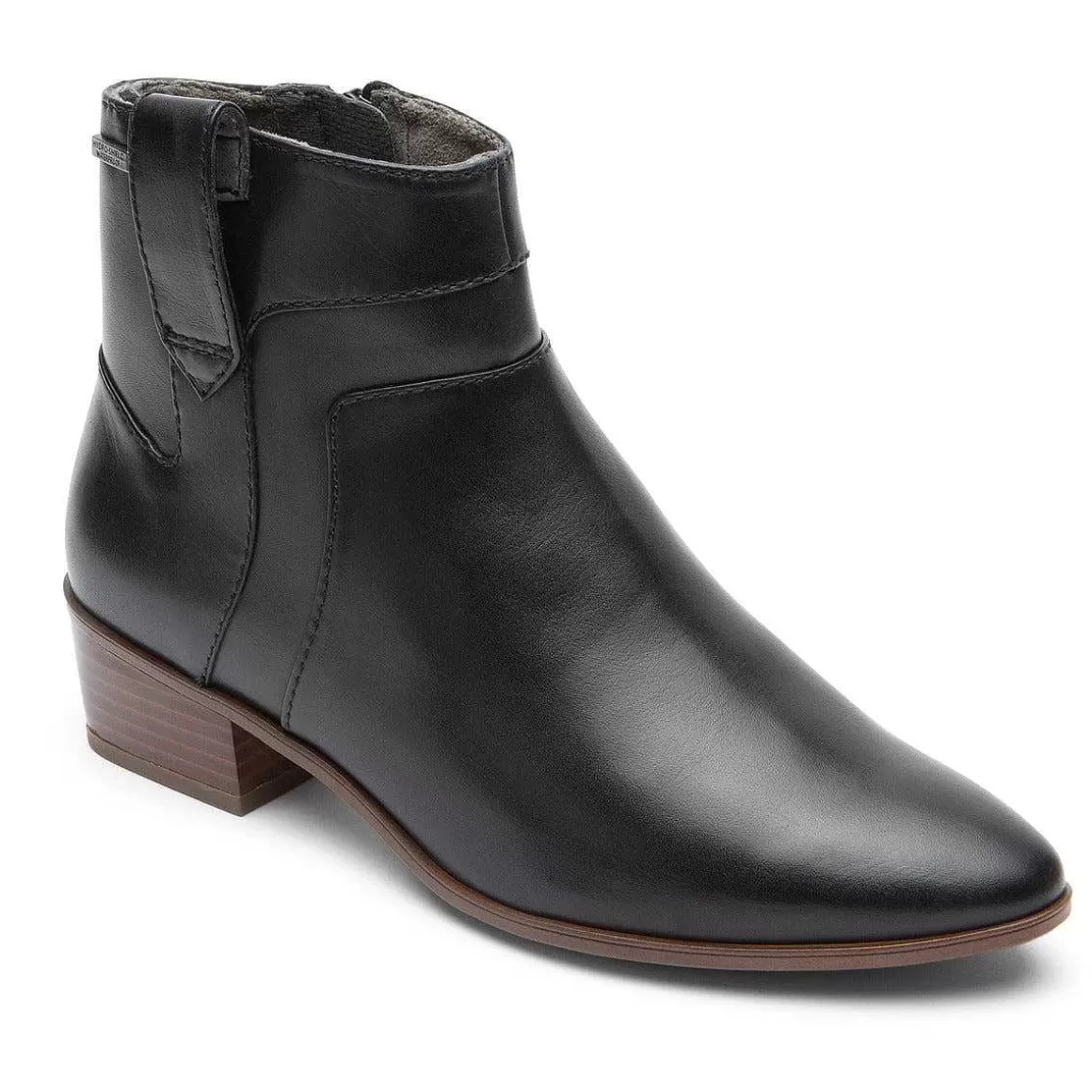 Clearance Rockport Bota em camadas impermeável Geovana feminina Preto Lthr Wp