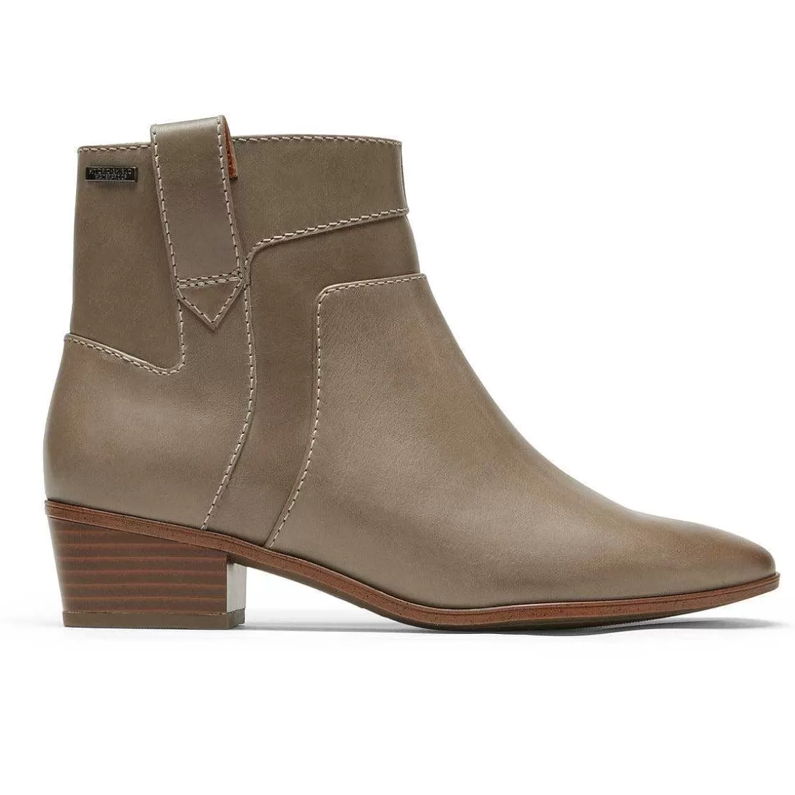 Hot Rockport Bota em camadas impermeável Geovana feminina Taupe Lthr Wp