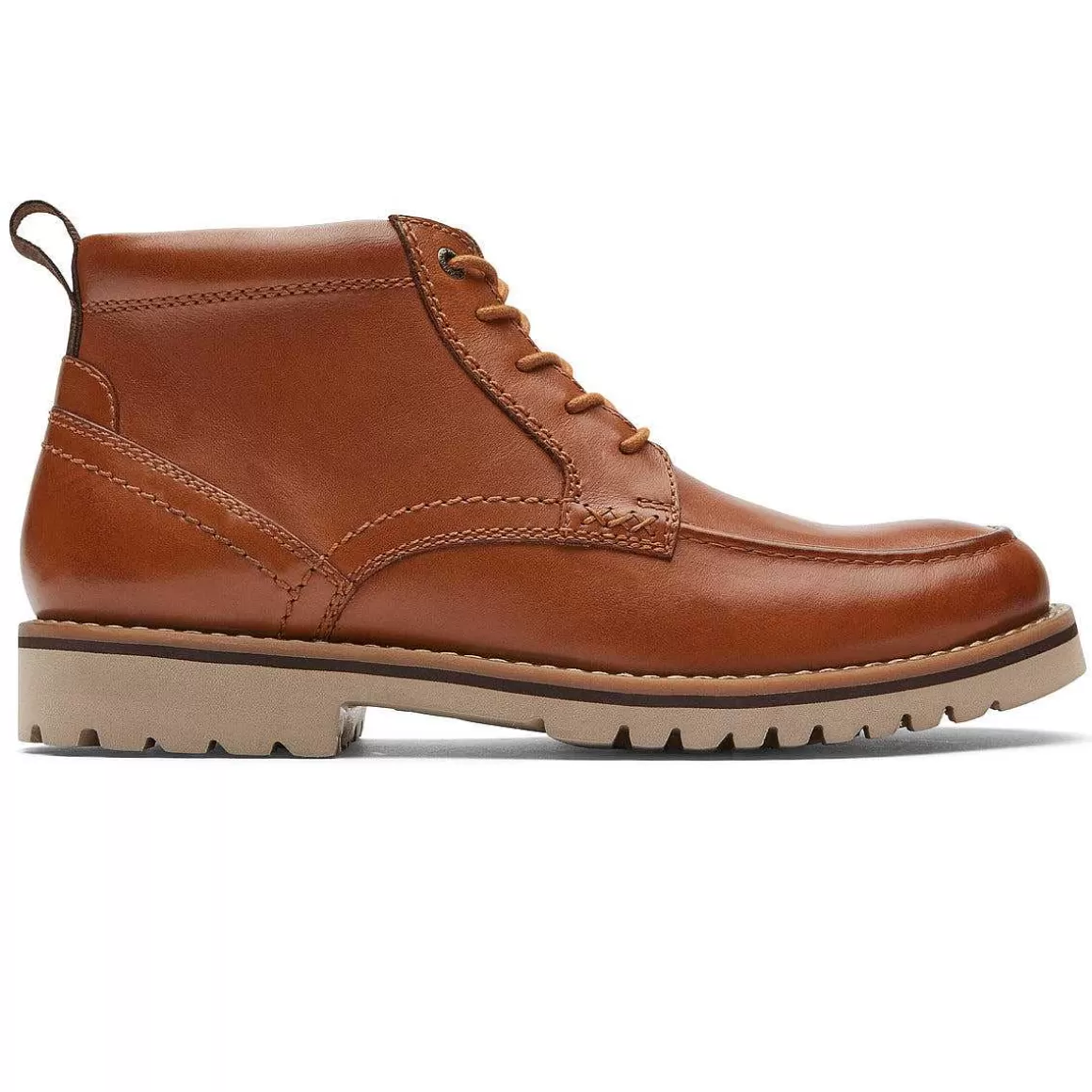 Outlet Rockport Bota Mitchell Moc masculina bronzeado