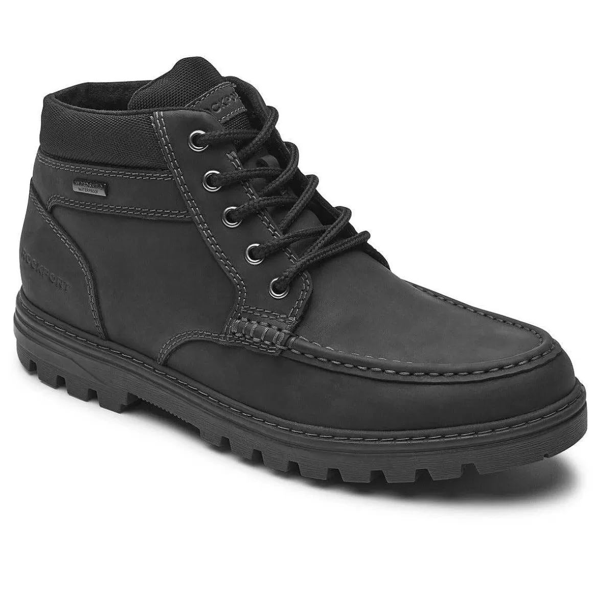 Clearance Rockport Bota Moc impermeável masculina pronta para o clima Léia Negra