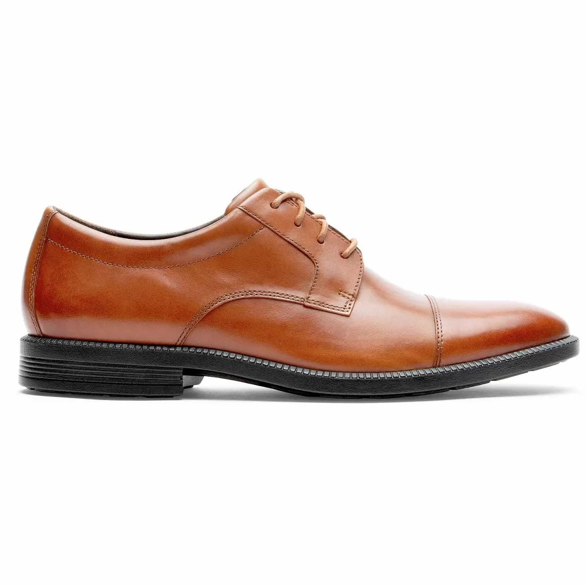 Hot Rockport Dressports Masculino Premium Impermeável Toe Oxford bronzeado