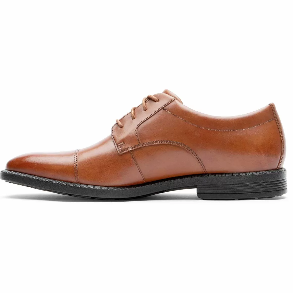 Hot Rockport Dressports Masculino Premium Impermeável Toe Oxford bronzeado