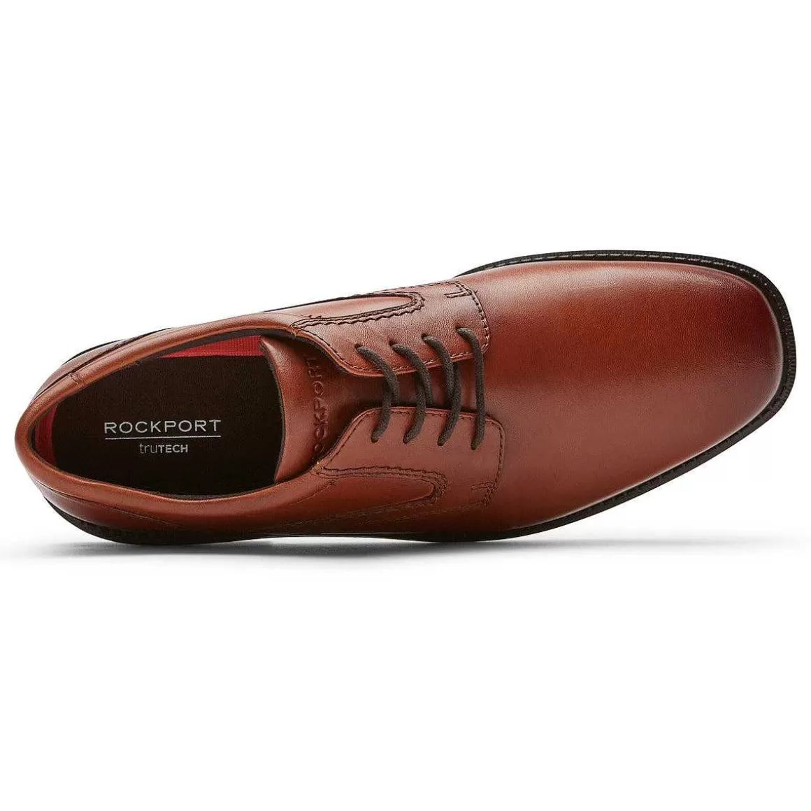 Hot Rockport Estilo Masculino Líder 2 Biqueira Simples Oxford Bronzeado Britânico