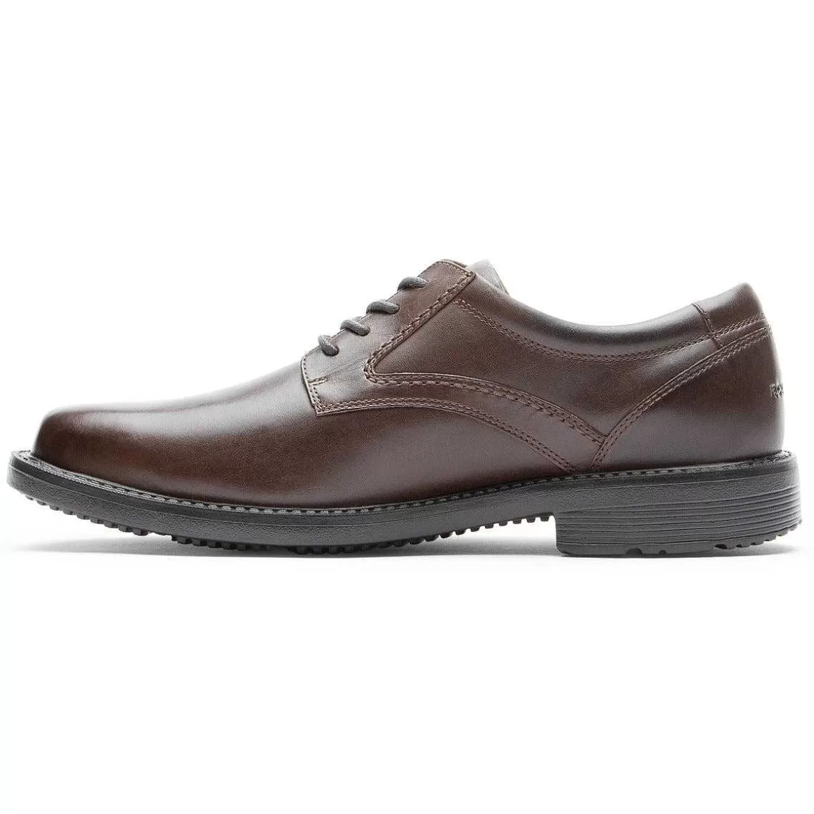 Best Sale Rockport Estilo Masculino Líder 2 Biqueira Simples Oxford Marrom escuro