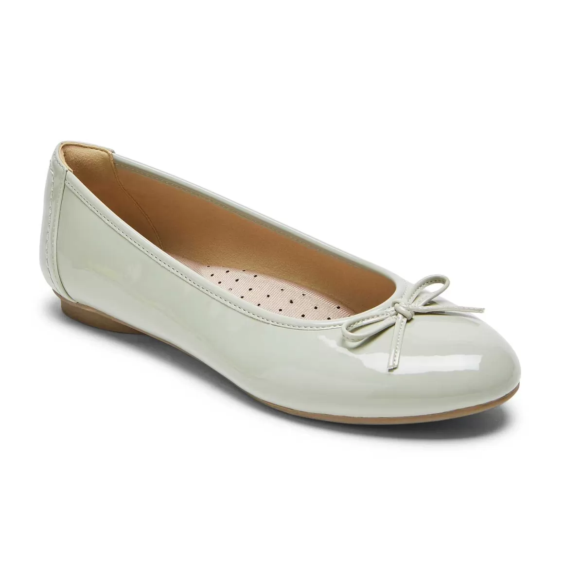 Hot Rockport Flat de balé Reagan feminino Jade Patente Sintética