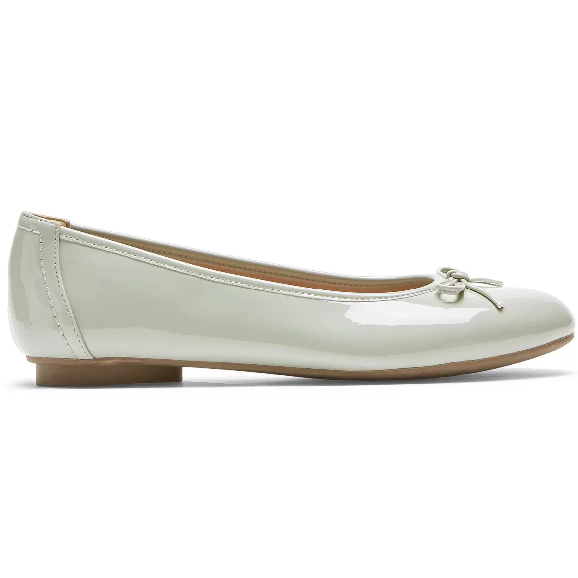 Hot Rockport Flat de balé Reagan feminino Jade Patente Sintética