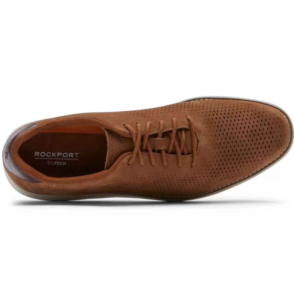 Hot Rockport Garett Oxford Moderno Masculino bronzeado