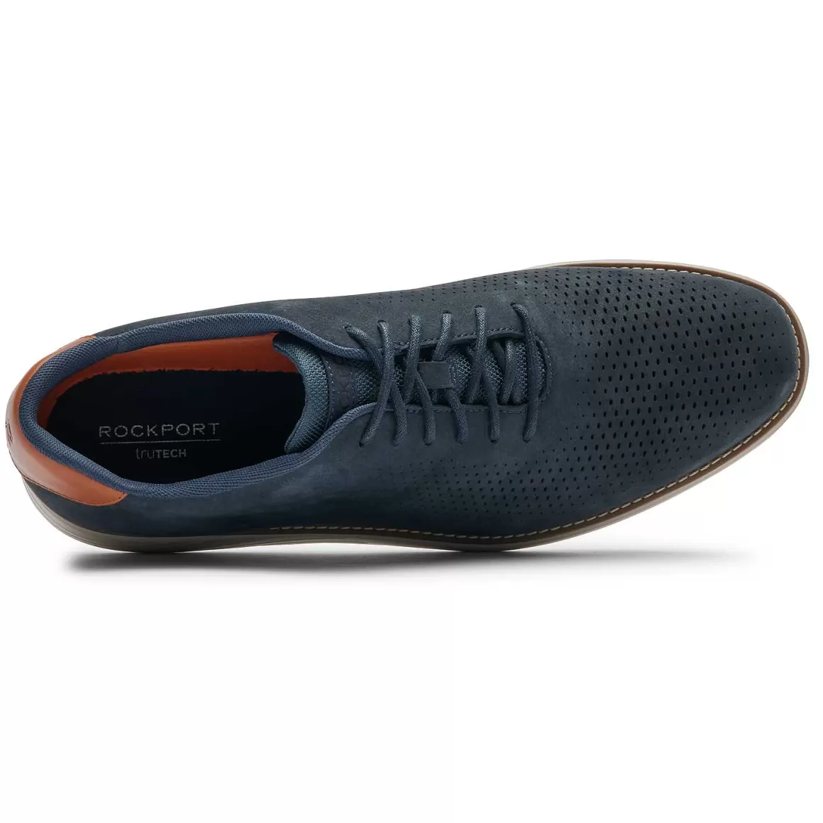 Online Rockport Garett Oxford Moderno Masculino Novo vestido azul