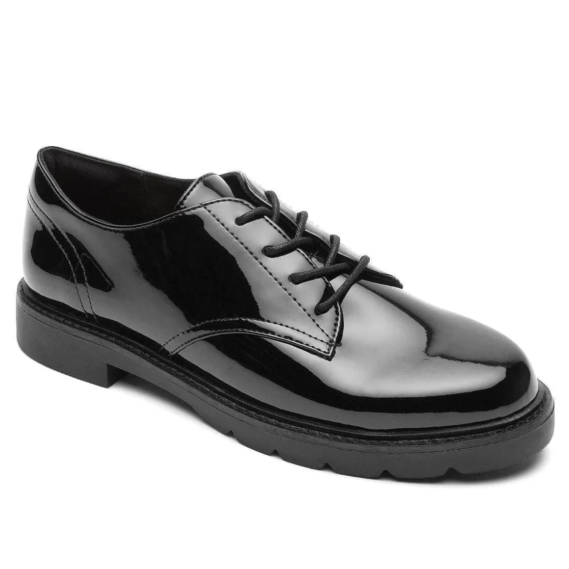 Best Rockport Kacey Oxford feminino Sintético Preto Patenteado