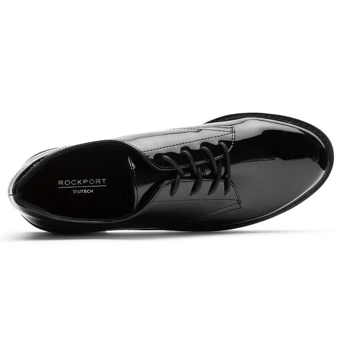 Best Rockport Kacey Oxford feminino Sintético Preto Patenteado