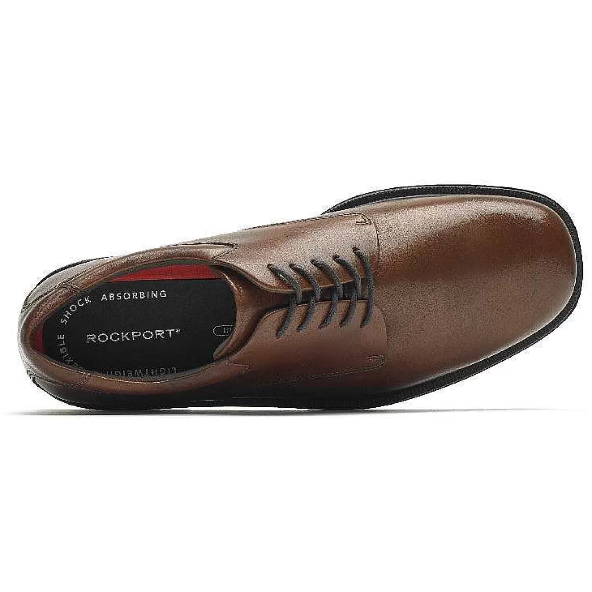 Best Rockport Margem Masculina Oxford Novo marrom