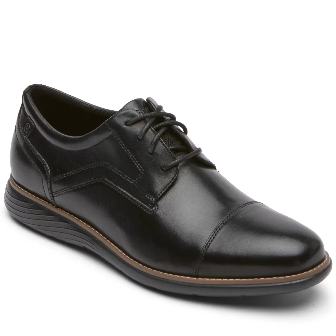 Online Rockport Masculino Garett Cap Toe Oxford Preto 2