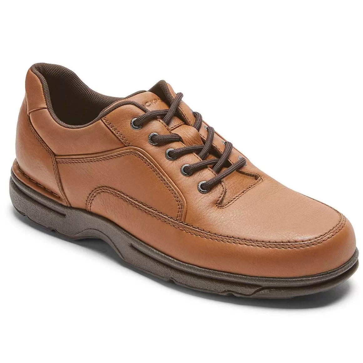 Fashion Rockport Masculino Ridgefield Eureka com cordões Tan Lea