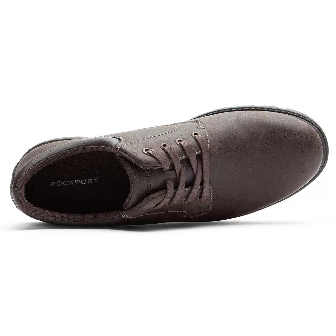 Fashion Rockport Masculino Ridgeview Oxford Marrom