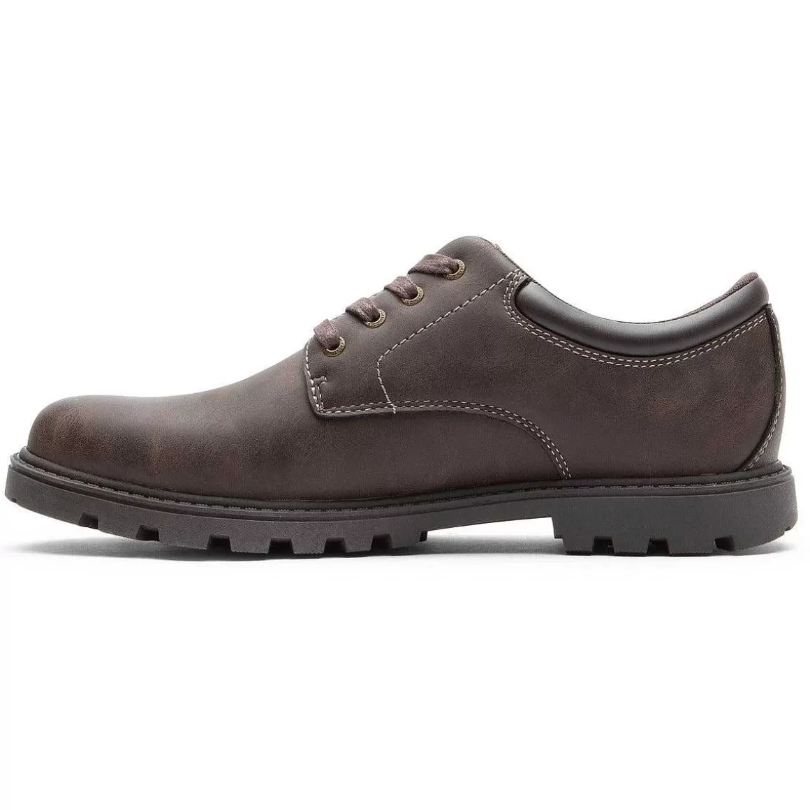 Fashion Rockport Masculino Ridgeview Oxford Marrom