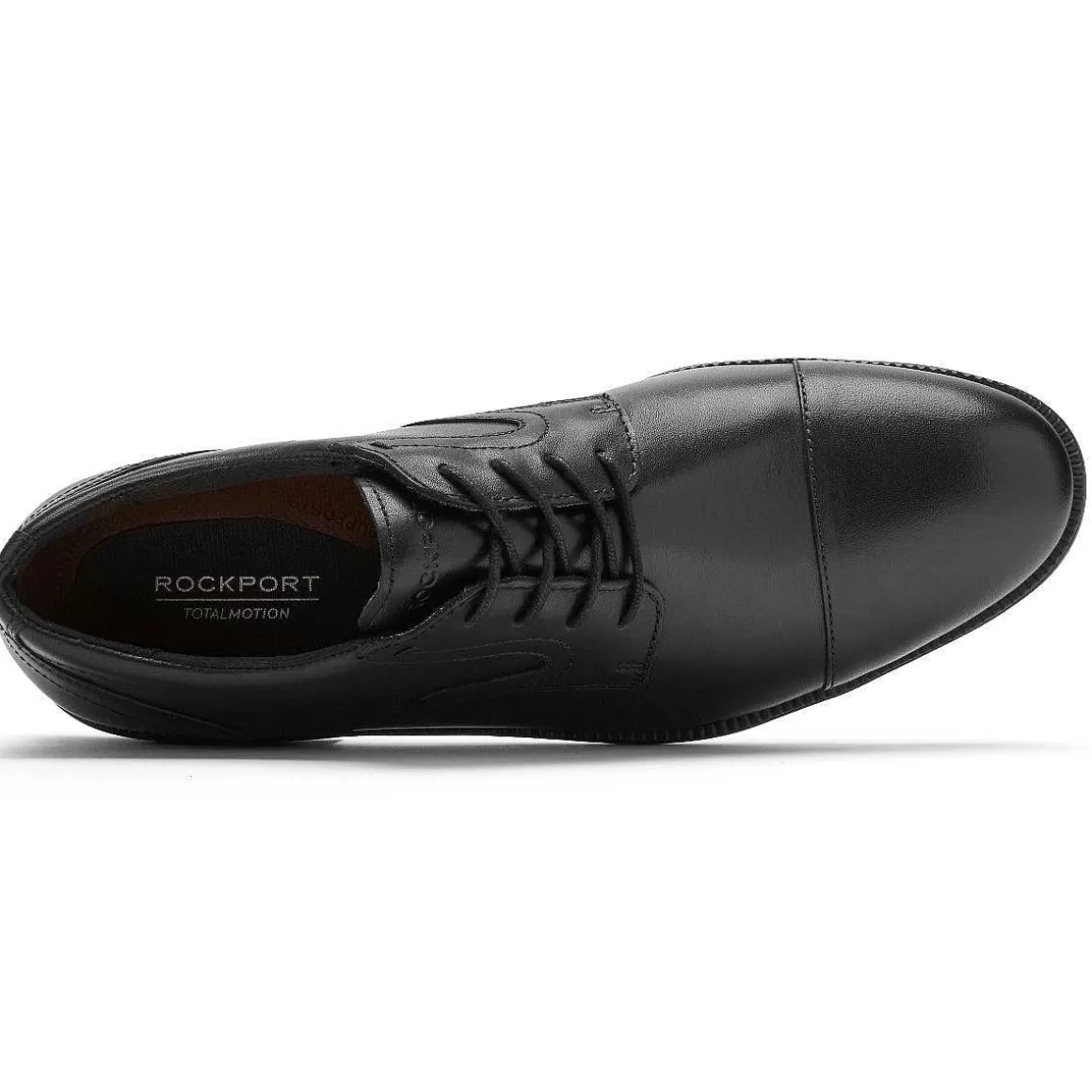 Hot Rockport Masculino Total Motion Dressport Cap Toe Oxford Preto