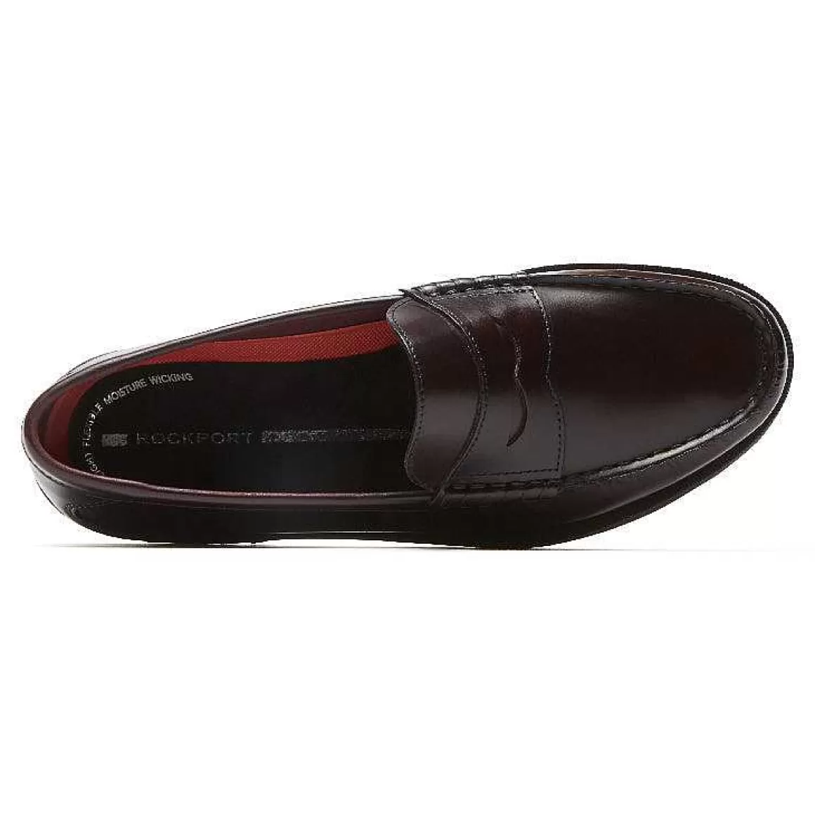 Sale Rockport Mocassim de preparação moderna masculino Borgonha