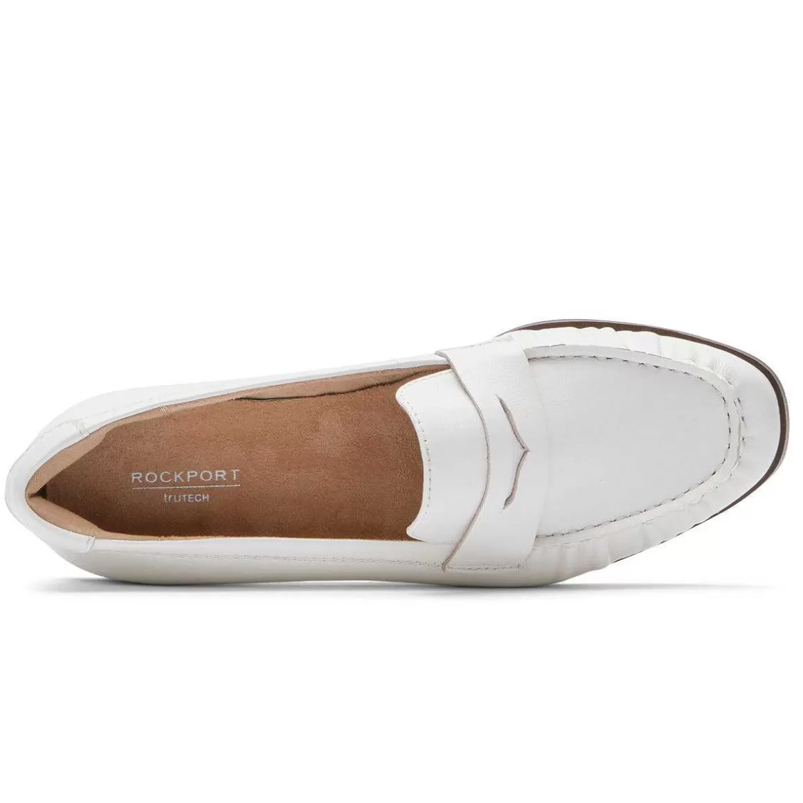 Fashion Rockport Mocassim Susana Penny Feminino Branco