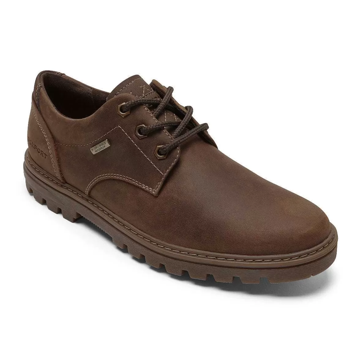 Best Rockport O clima masculino ou Oxford não impermeável Novo Couro Castanho