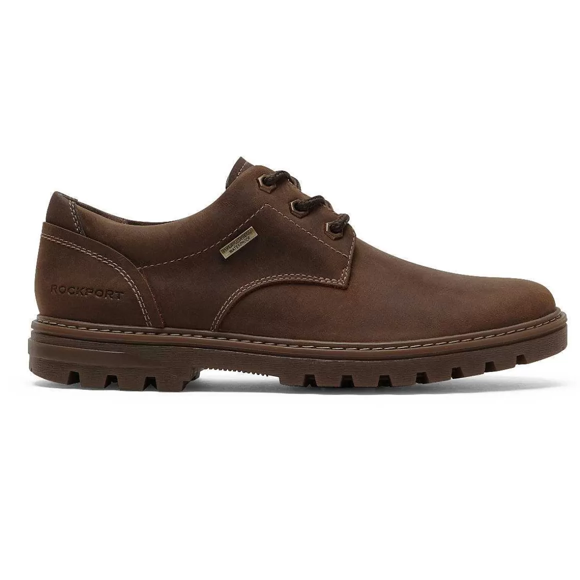 Best Rockport O clima masculino ou Oxford não impermeável Novo Couro Castanho