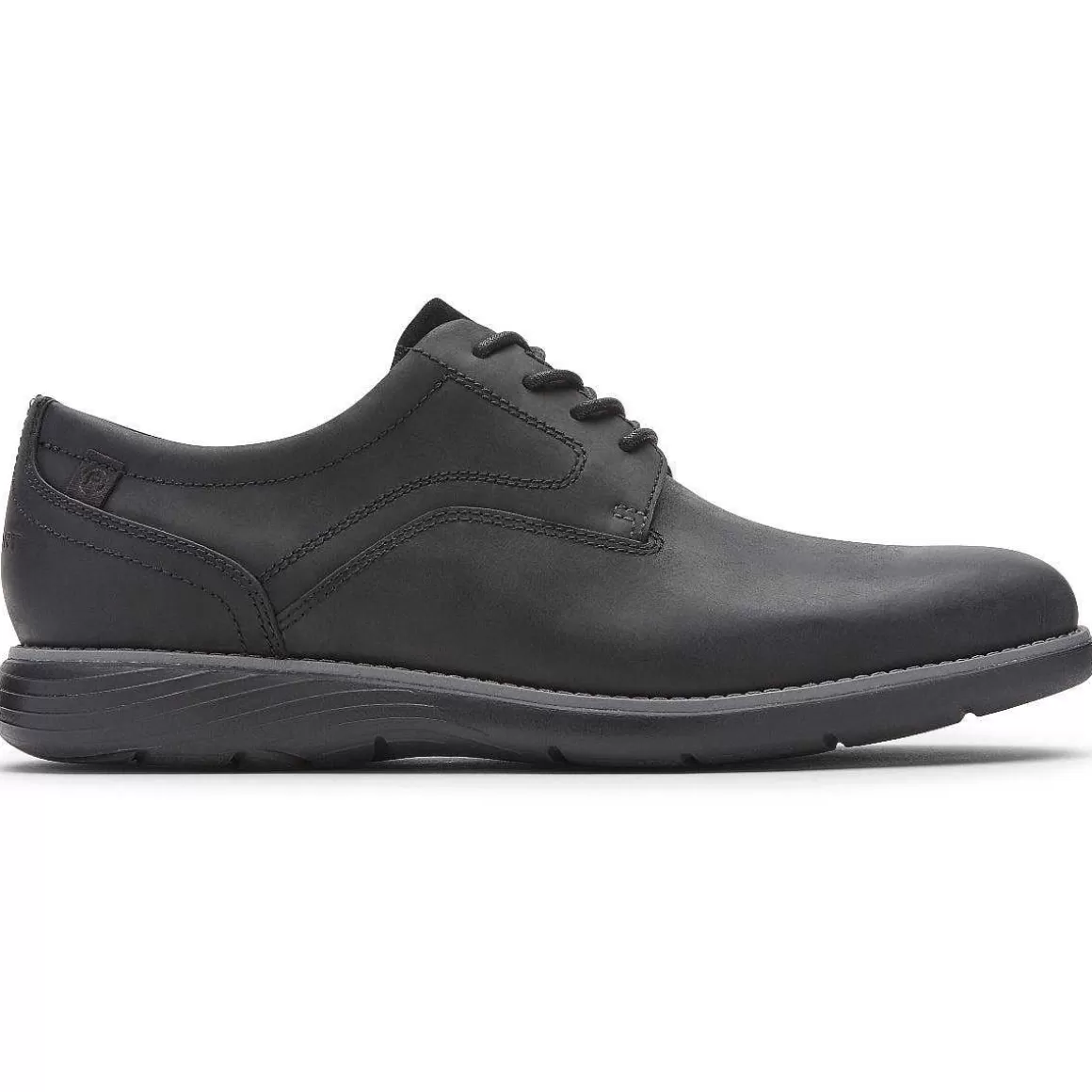 Hot Rockport Oxford masculino Garett com bico liso Preto II