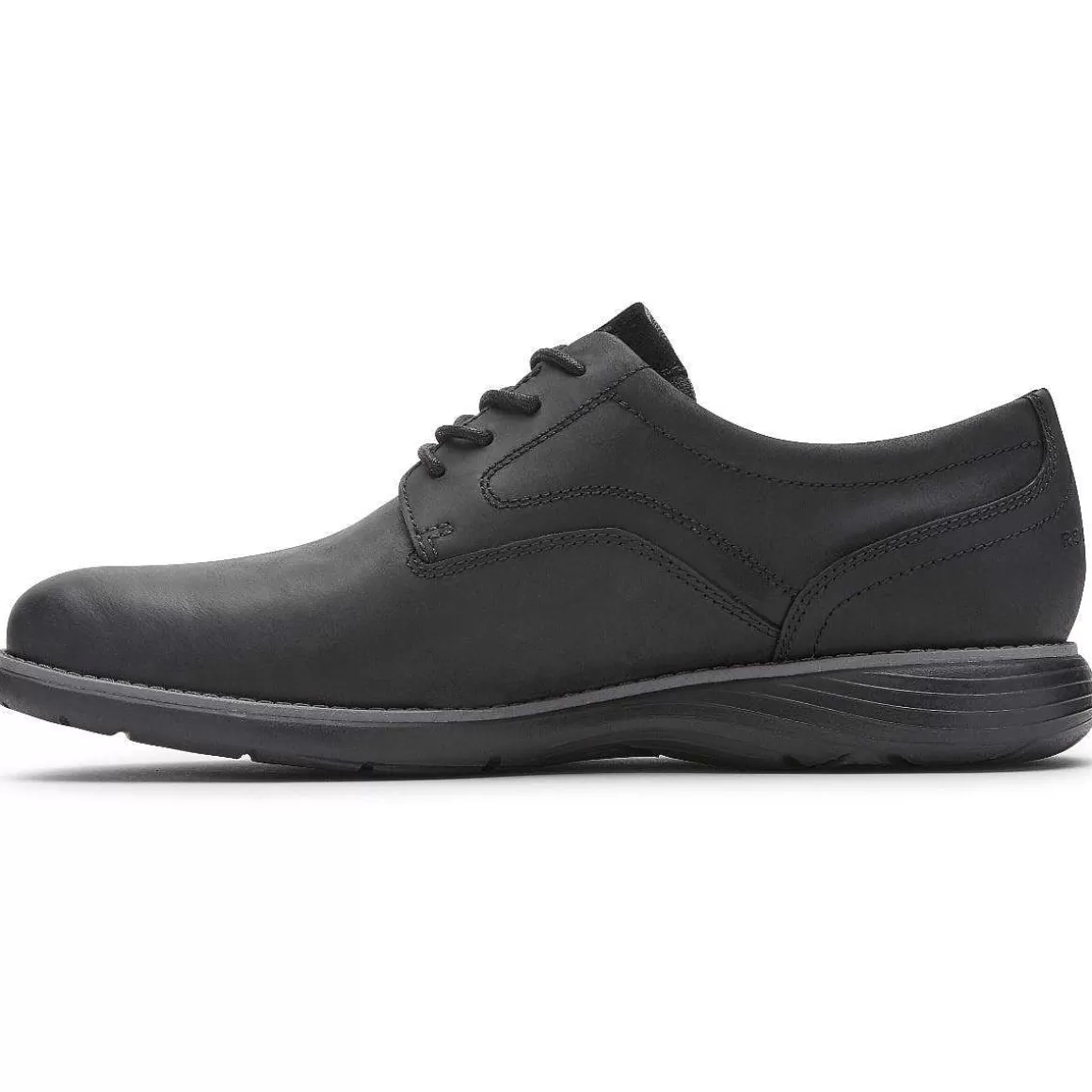 Hot Rockport Oxford masculino Garett com bico liso Preto II