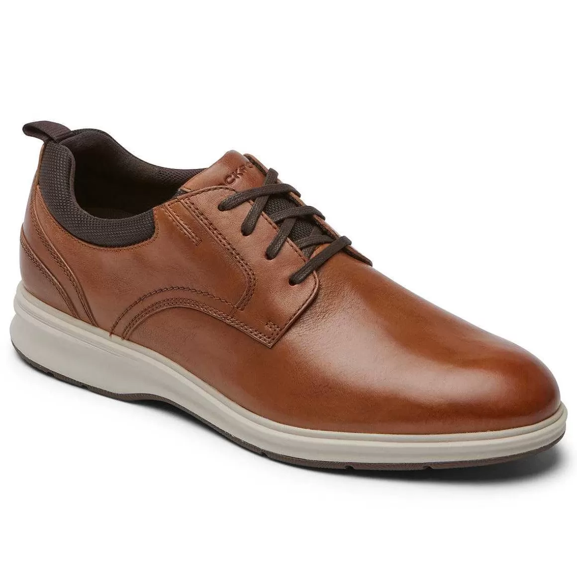 Discount Rockport Oxford masculino Total Motion City com bico liso Bronzeado caído