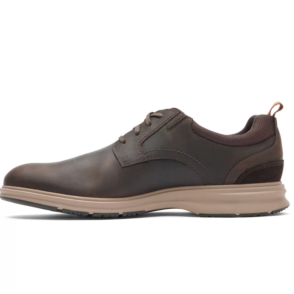 Discount Rockport Oxford masculino Total Motion City com bico liso Marrom