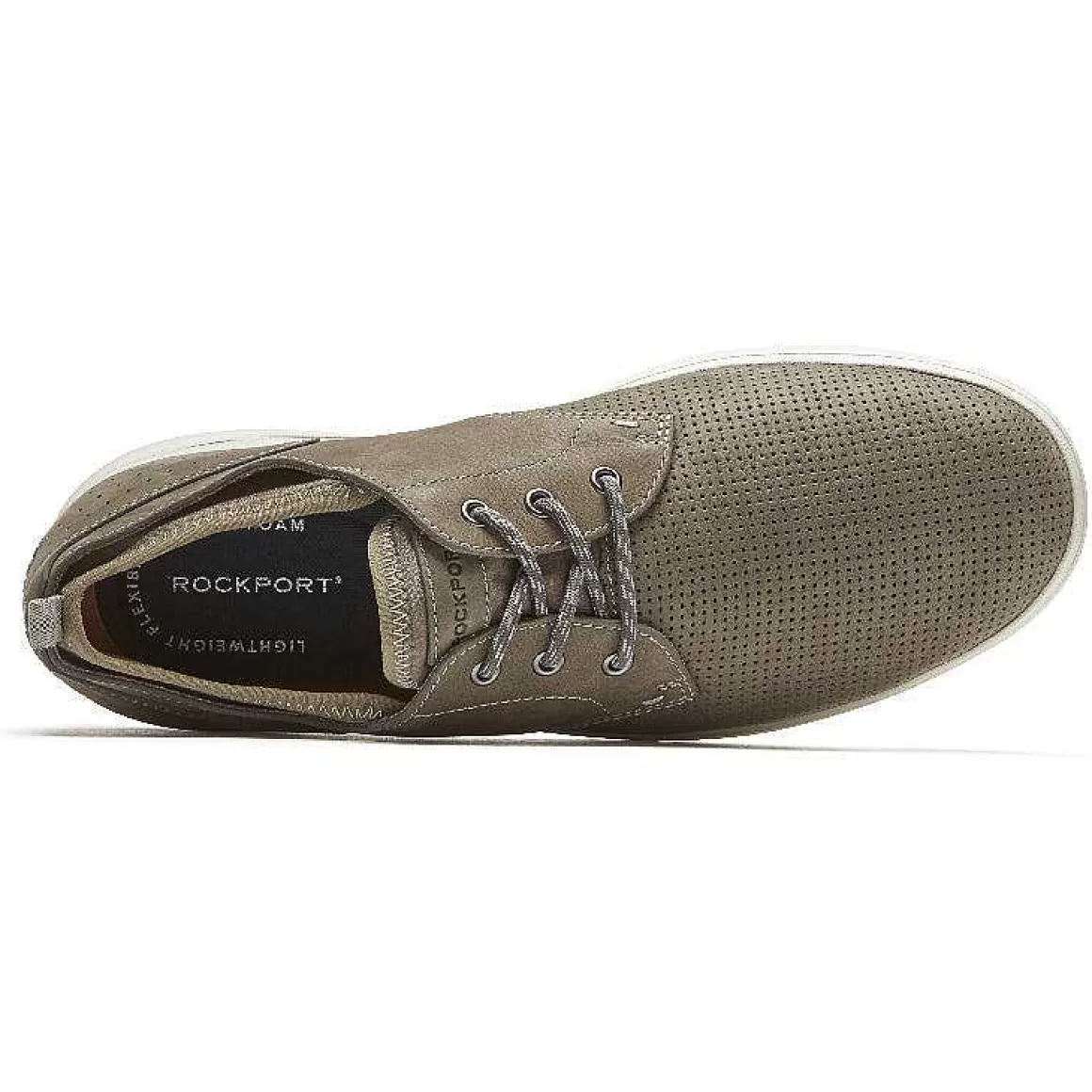 Online Rockport Oxford masculino Zaden com bico liso Breen Perfurado Nub