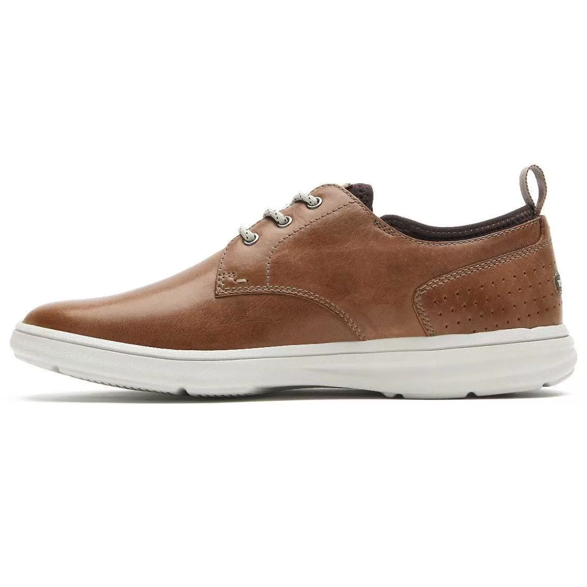 Sale Rockport Oxford masculino Zaden com bico liso Couro Bronzeado Boston