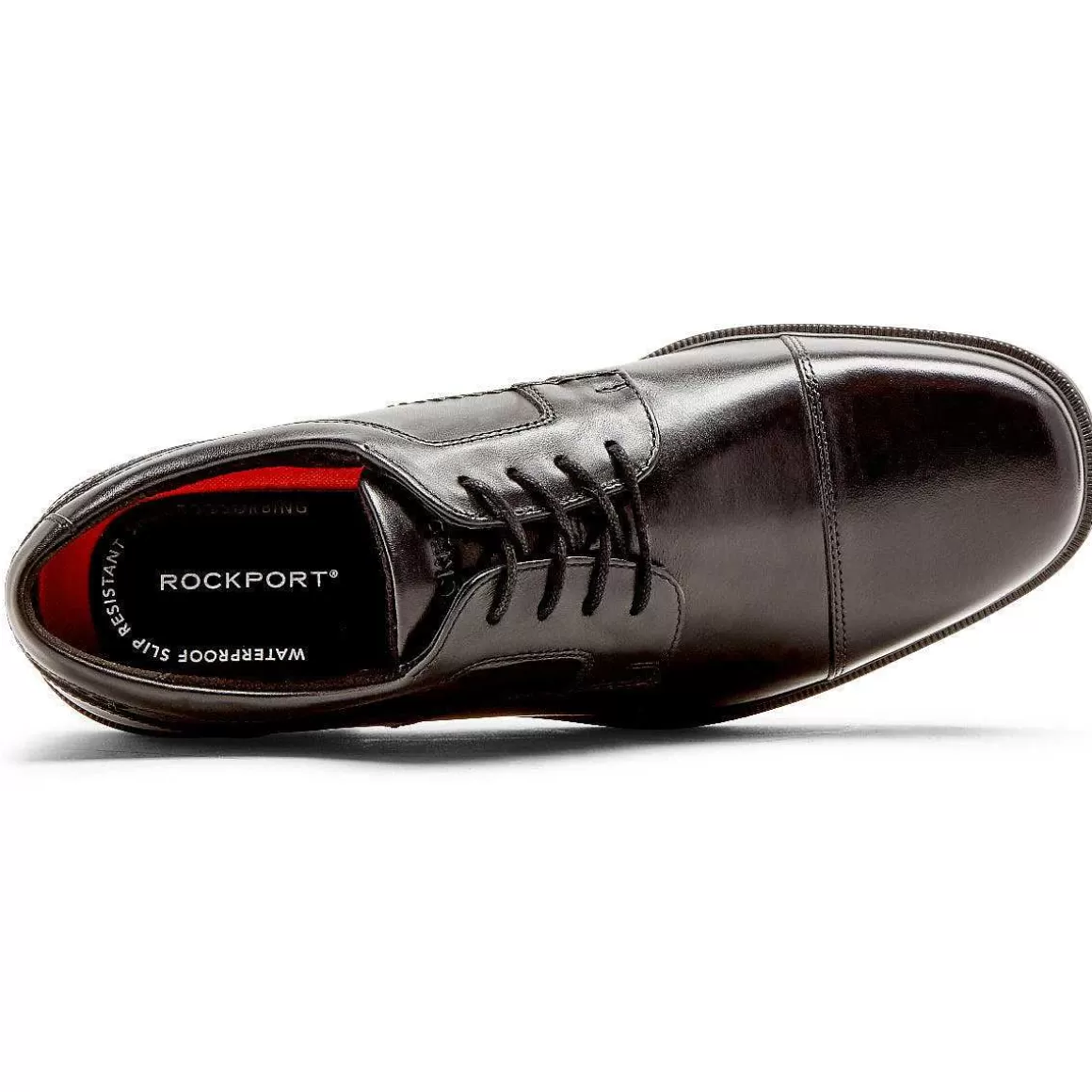 New Rockport Robinsyn masculino à prova d'água com biqueira Oxford Preto