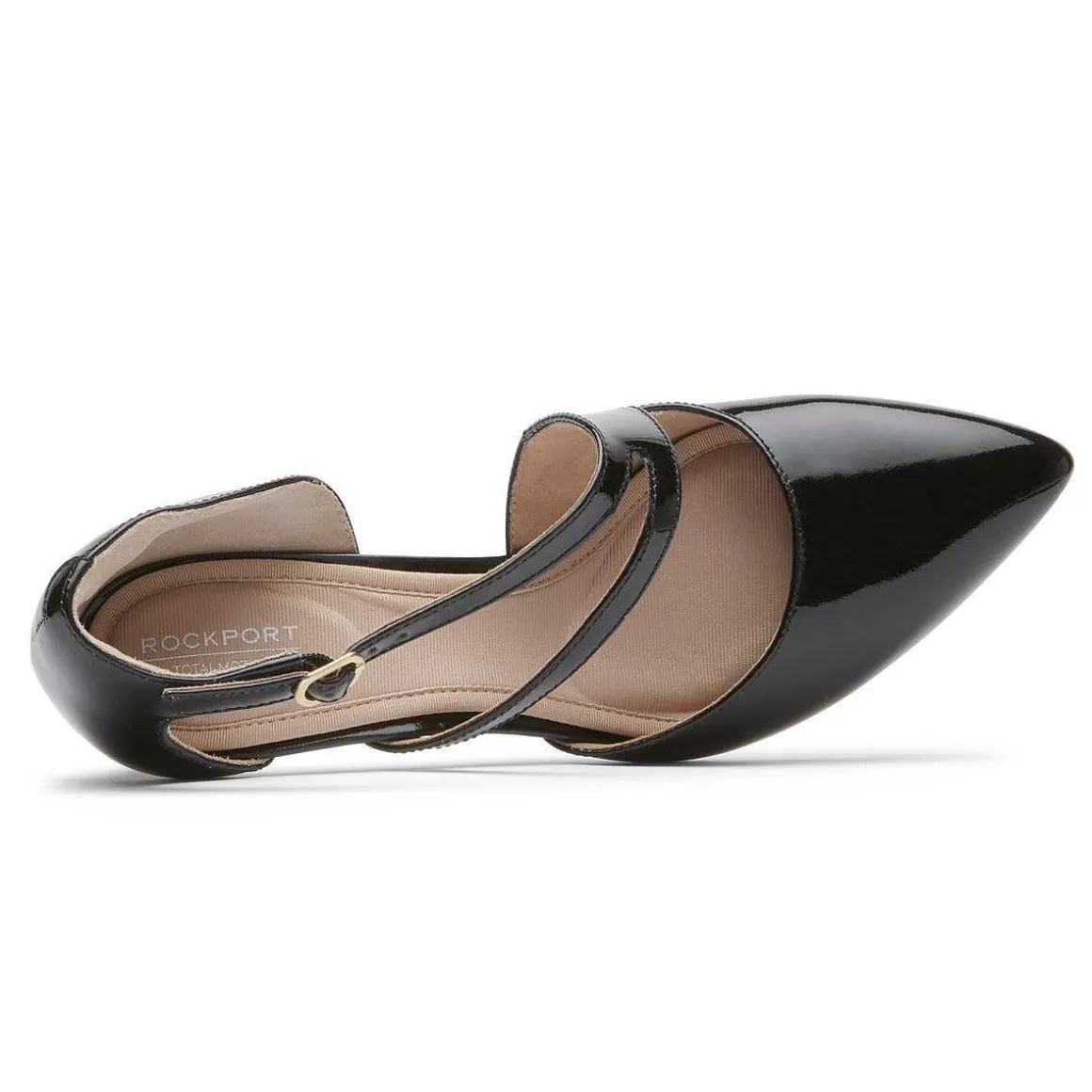 Shop Rockport Salto assimétrico Sheehan Total Motion feminino Patente Negra