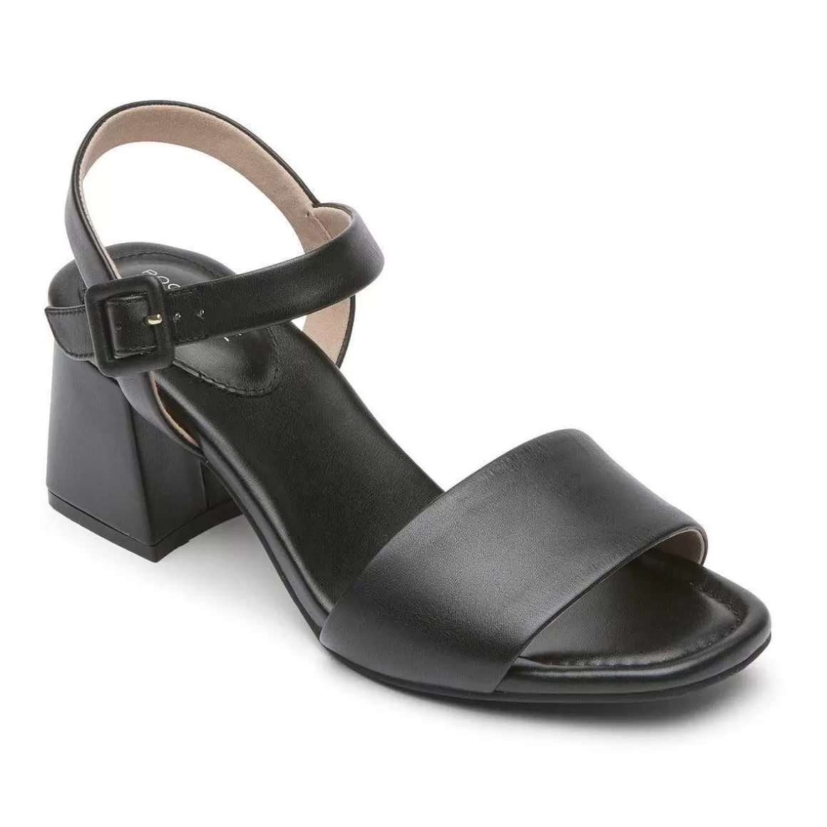 Online Rockport Salto feminino Farrah com 2 tiras Preto