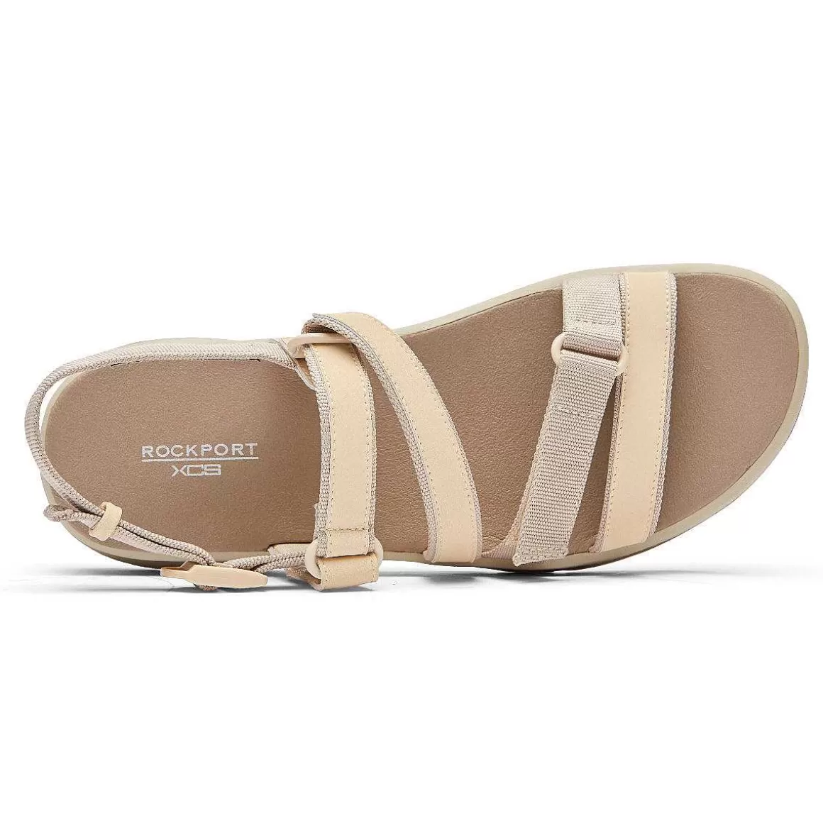 Store Rockport Sandália feminina com tiras lavável Xcs Trail Tech Branco/Baunilha