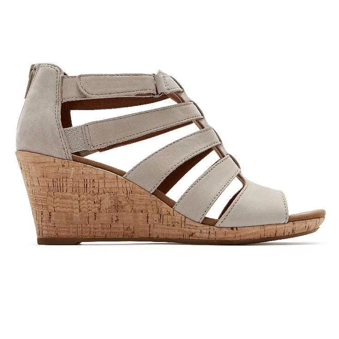 Cheap Rockport Sandália Gladiadora Briah Feminina Novo Nubuck Taupe