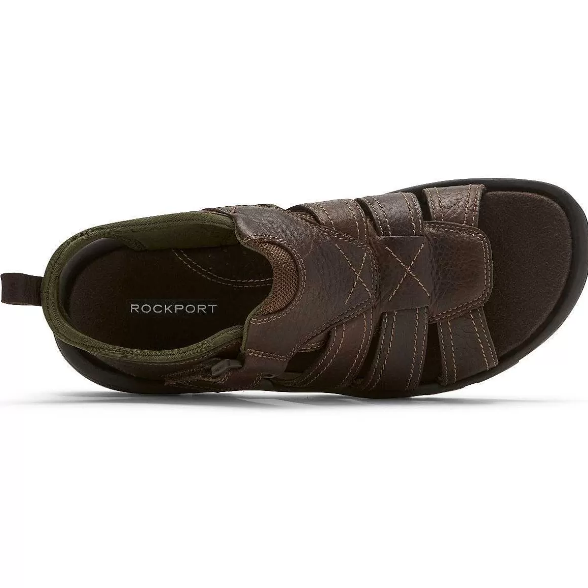 Store Rockport Sandália masculina Springboro Rocklake Fisherman Marrom