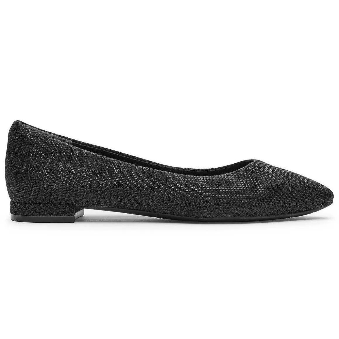 Clearance Rockport Sapatilhas femininas Total Motion Adelyn Ballet Glamour Preto