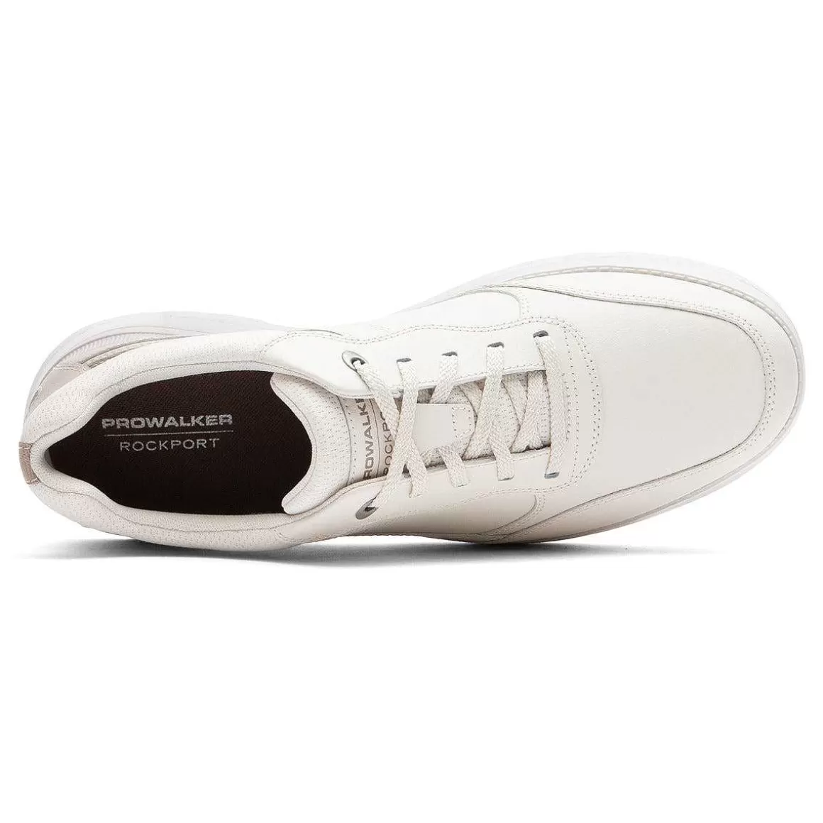 Fashion Rockport Sapato ativo masculino Prowalker 6000 Ubal Esporte Branco