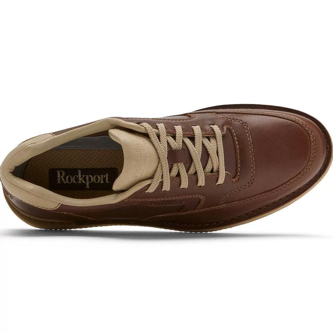 Cheap Rockport Sapato casual masculino Prowalker 9000 de edição limitada Couro de madeira selvagem