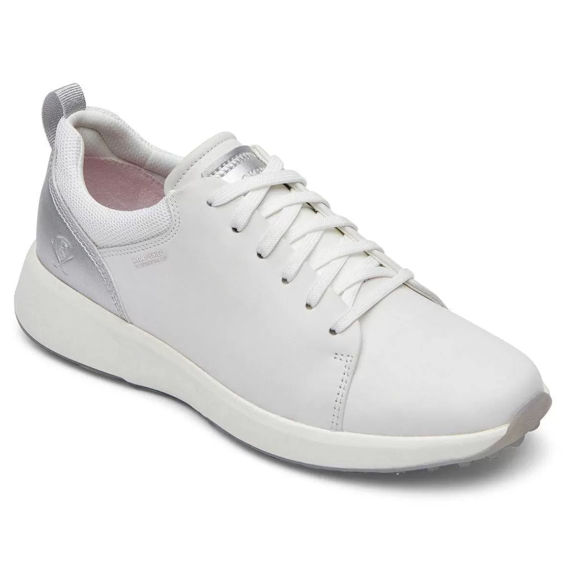 Online Rockport Sapato de golfe Prowalker Trustride feminino Prata branca