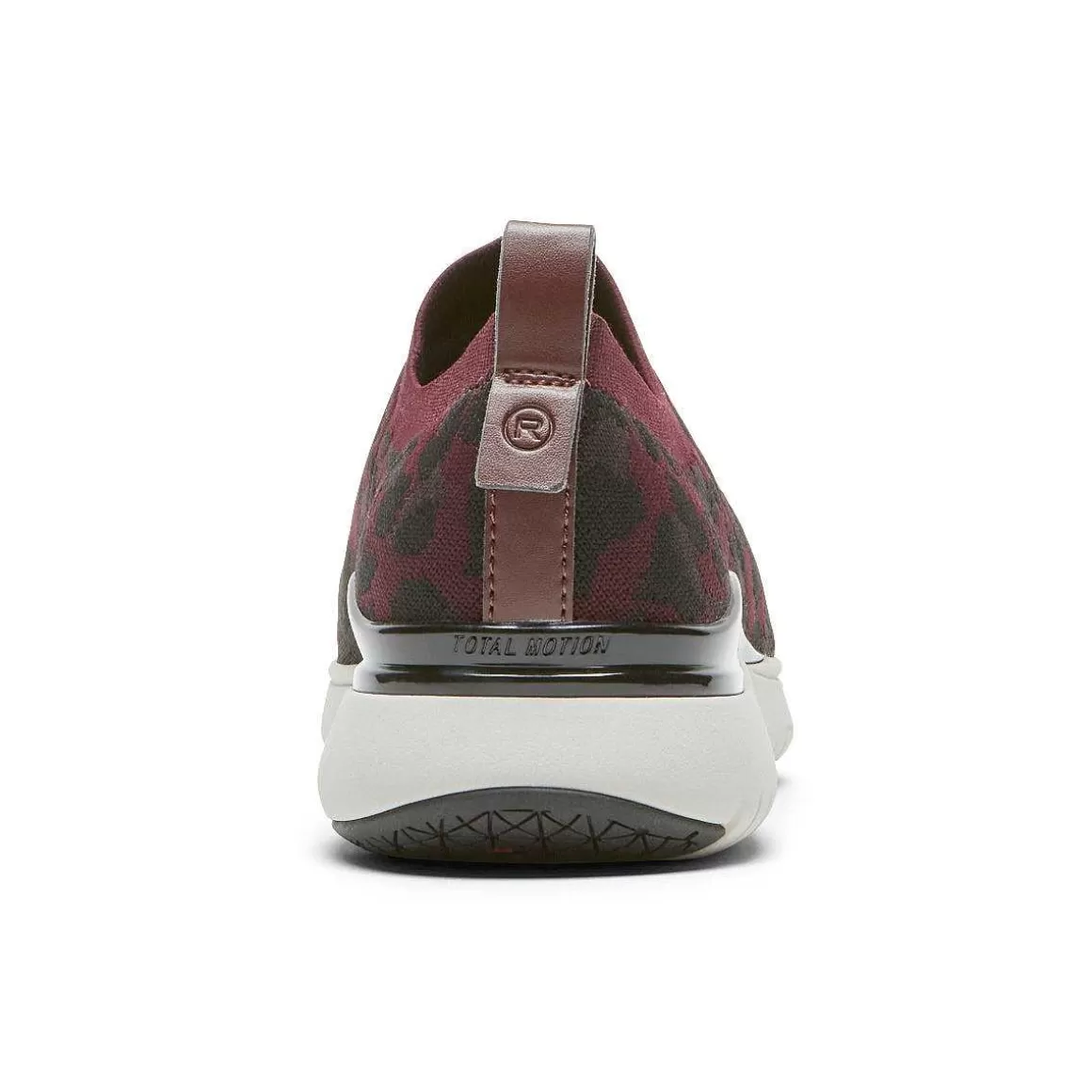 Best Rockport Sapato feminino Total Motion Sport de alto deslizamento Leopardo Sangue Boi