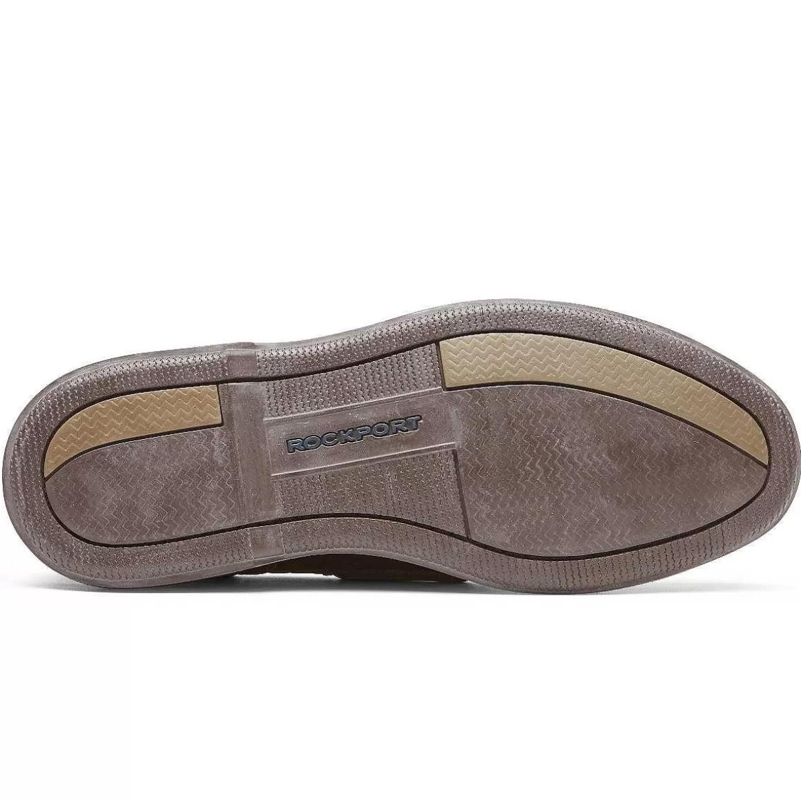 Fashion Rockport Sapato masculino Perth para barco Puxe para cima marrom escuro