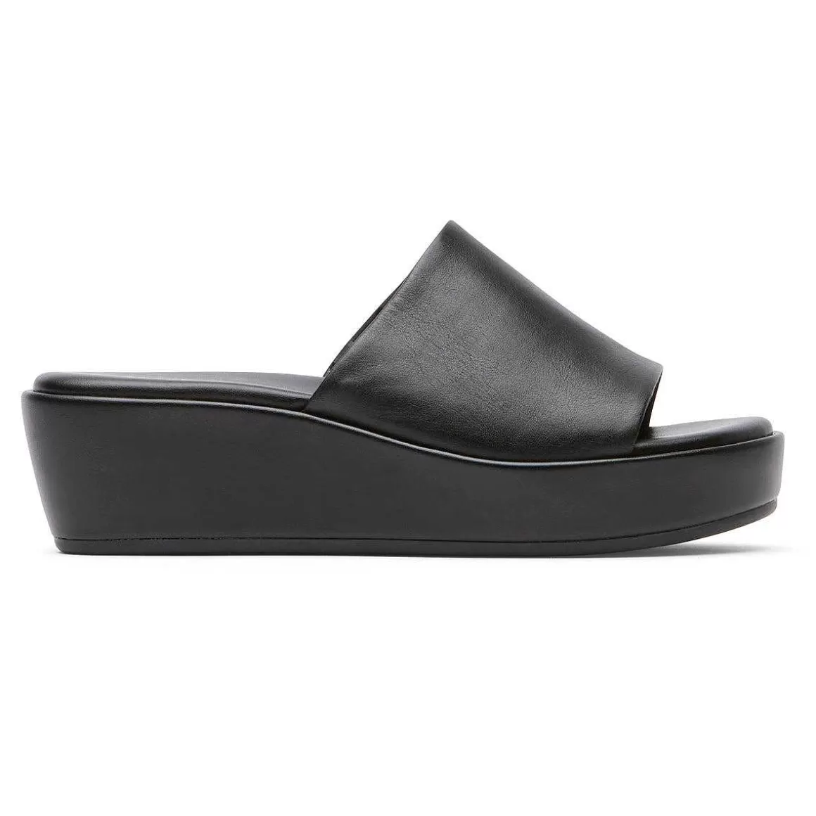 Cheap Rockport Slide Aubriella Feminino Preto