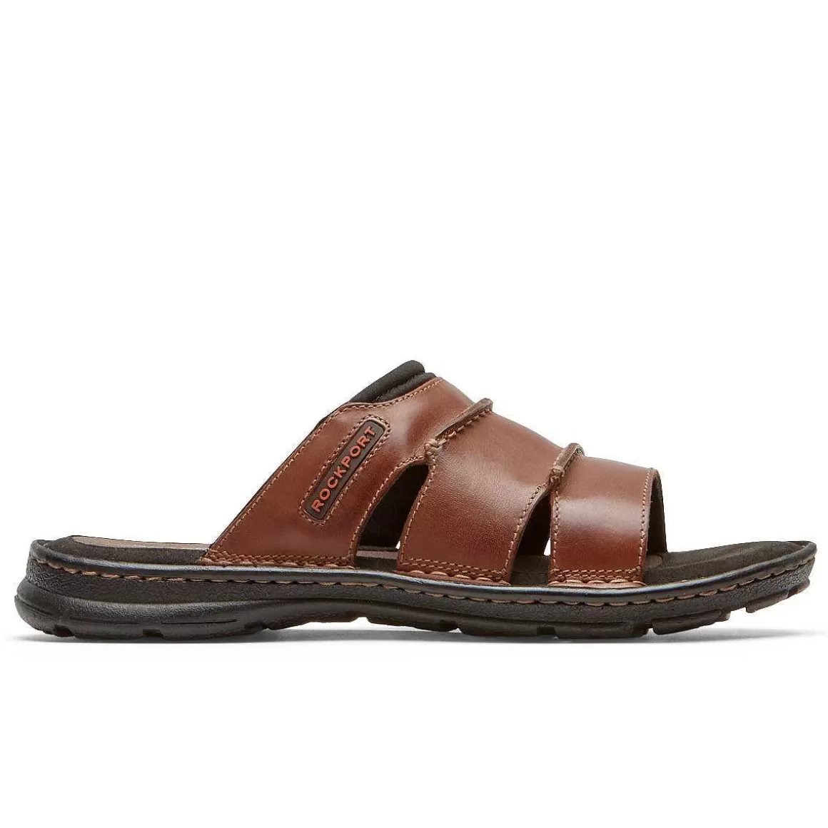 Shop Rockport Slide Darwyn masculino Treinador Marrom