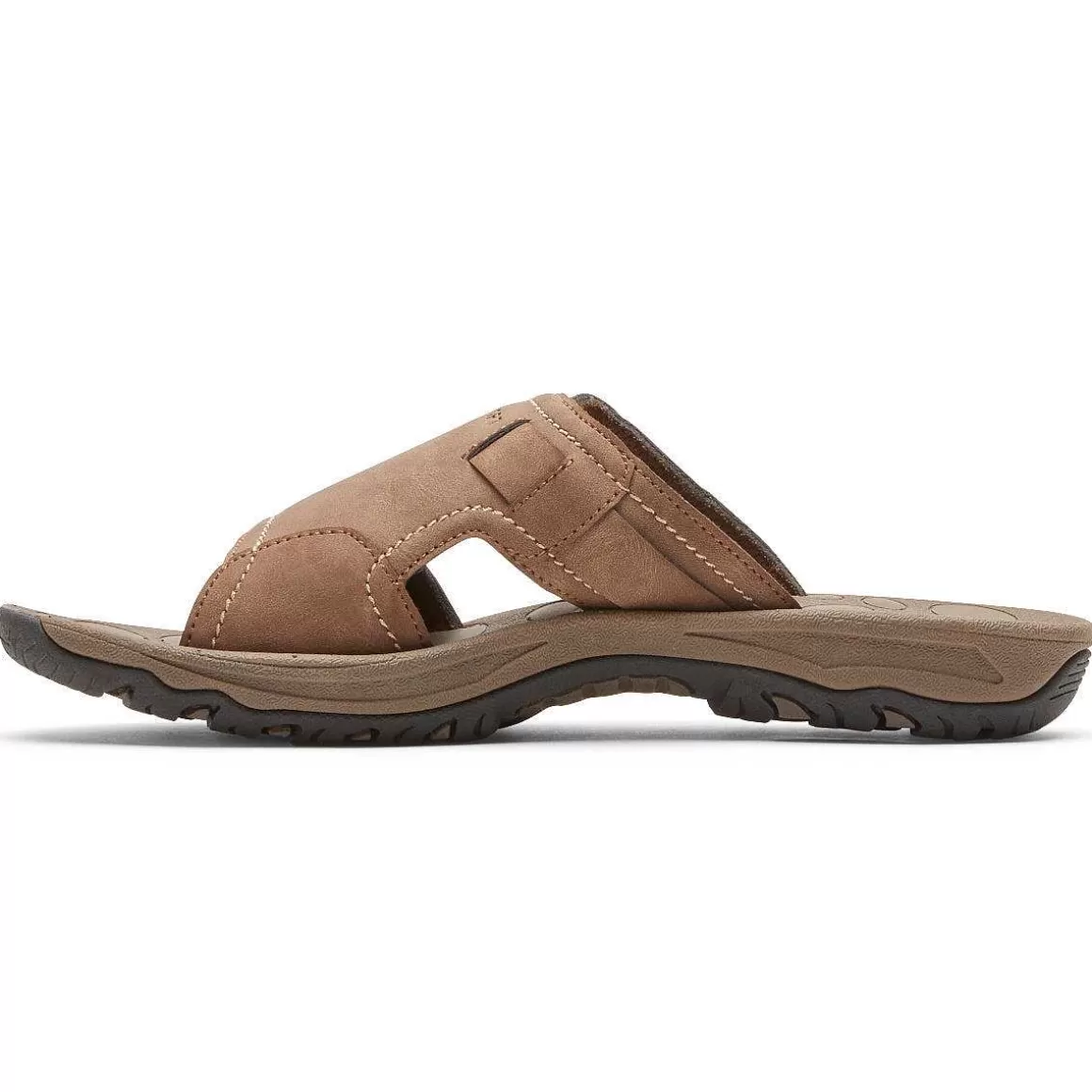 Fashion Rockport Slide Hayes masculino cinza