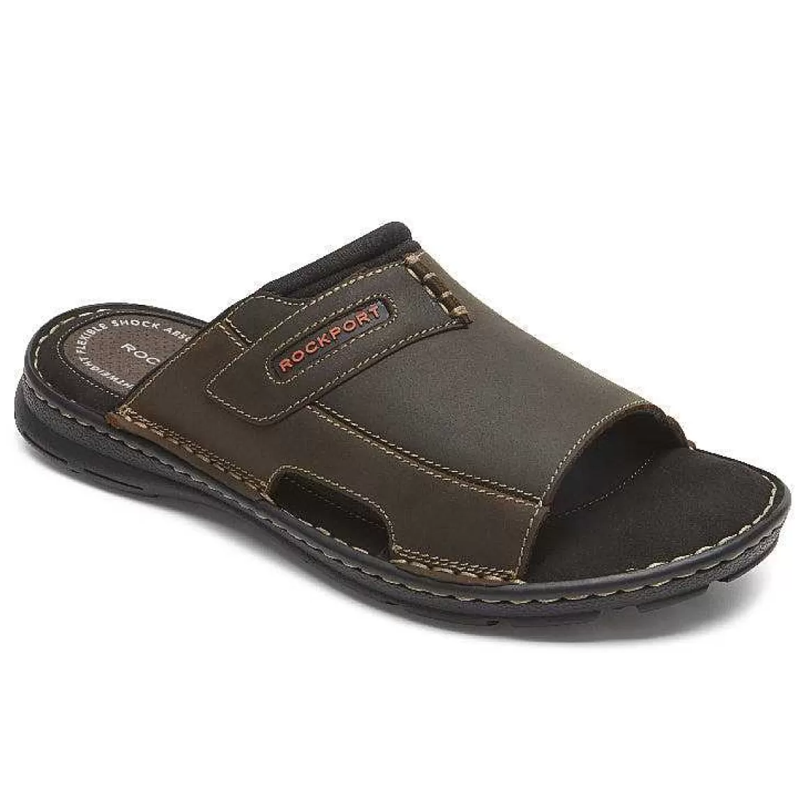 Store Rockport Slide masculino Darwyn 2 Marrom Ii Lea