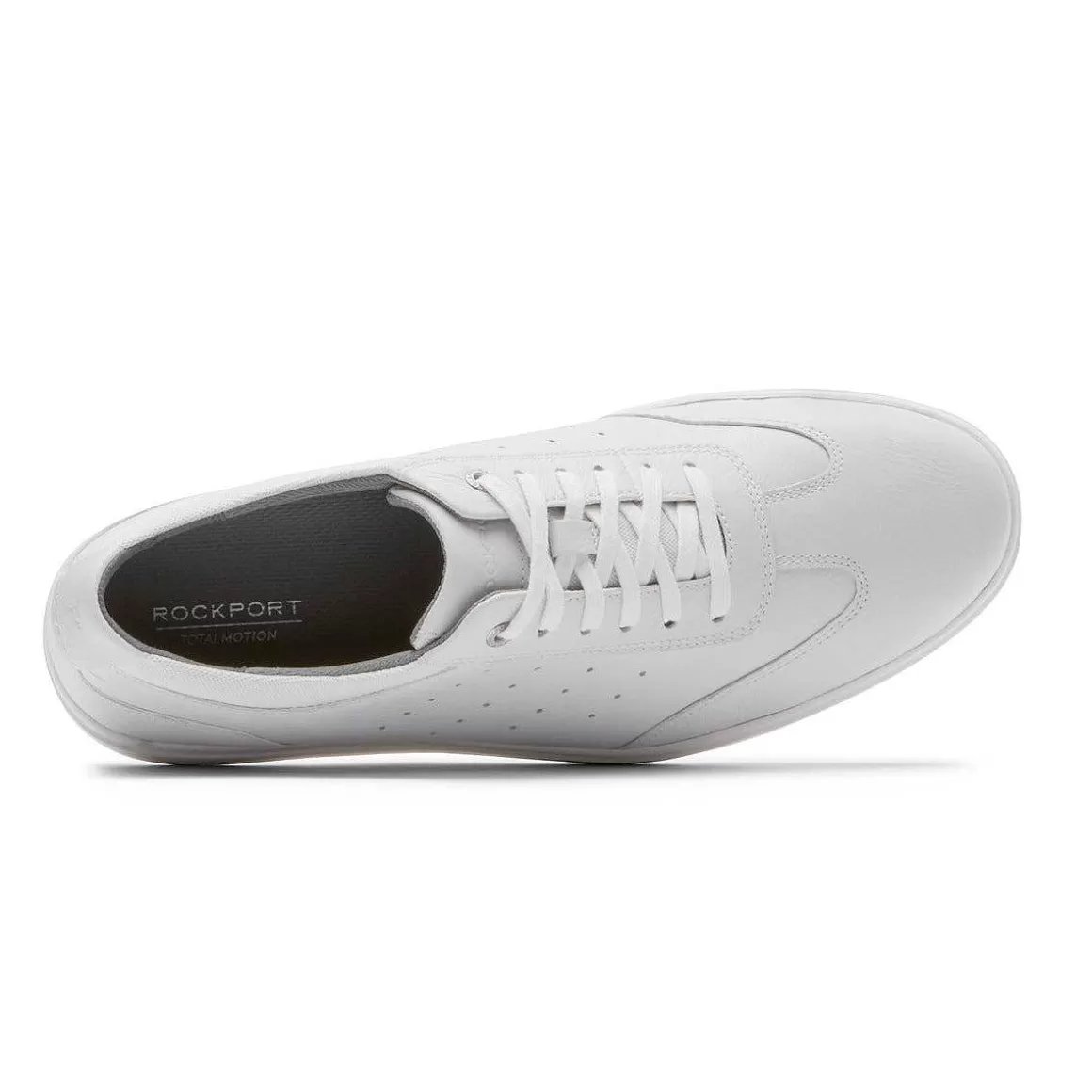 Sale Rockport Tênis masculino Ubal Total Motion Court T-Toe Branco