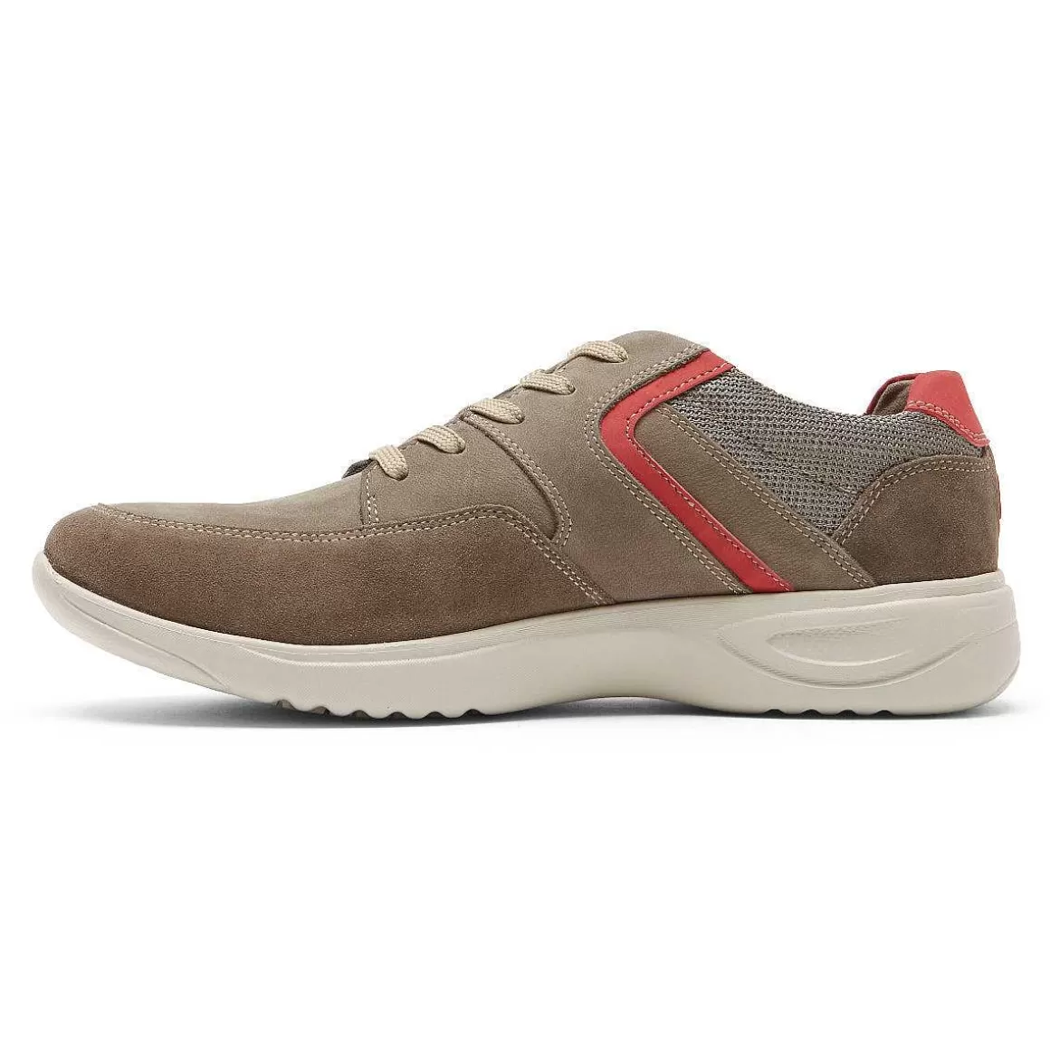 New Rockport Tênis Metro Path Blucher Masculino Breen Nubuck/Camurça