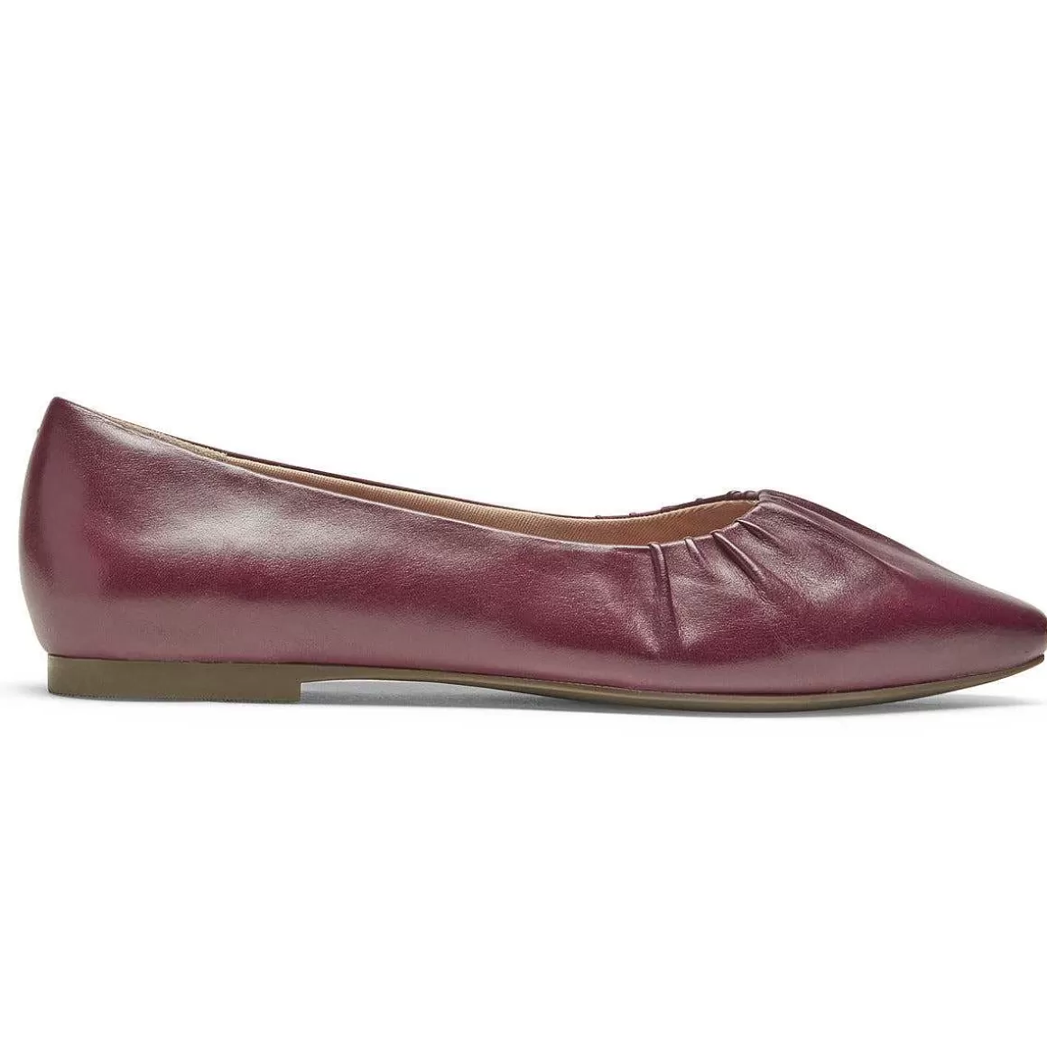 Cheap Rockport Total Motion feminino Laylani reunido plano Porto Tawny Lthr